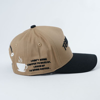 Groothandel Klassieke Twill Op Maat Geborduurde 5-Panel Sportpet Mode Mesh Baseball Pet Stippen Fruitpatroon Oxford Stof Dobby