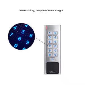 Arcreat AW8 Métal Étanche Sans Fil Serrure De Porte Application Kit De Contrôle D'accès <span class=keywords><strong>RFID</strong></span> 125Khz Carte Clavier Rétro-Éclairé Bouton De Sortie - Product Image 5