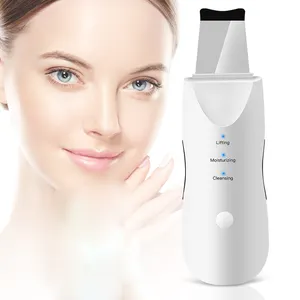 Ultrasonic Skin Scrubber Pore Cleaner Facial Ion Shovel Deep Cleanser And Blackhead Remover Face Cleaning Sonic Peeling Device