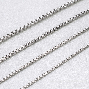 <strong>Black</strong> Necklace Jewelry Accessories Gold Pla Hip Hop Titanium <strong>Chain</strong> Stainless Steel for Women Men 2mm 3mm 5mm 7mm Punk Box <strong>Chain</strong> - Product Image 6