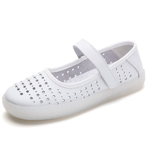 Zapatos de Enfermera para Mujer, Suela Suave, Cómodos, Antideslizantes, Zapatos de Trabajo para Hospital, con Cierre de Velcro, Zapatos Médicos - Product Image 4