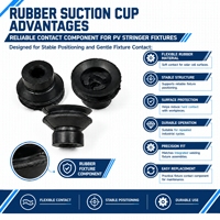 Ventouse flexible pour machine de soudage solaire, support de contact pour ligne de production solaire