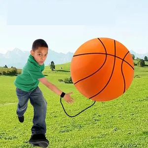 كرة مرنة للمعصم بحزام حبل كرة مطاطية ترتد للأطفال لرمي اليدين بوميرانج كرات للتمرين ألعاب في الهواء الطلق