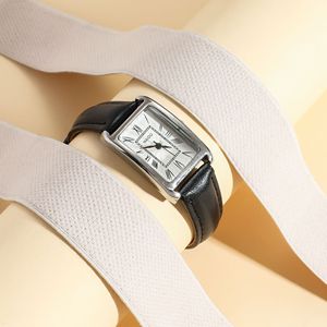 Nuevo Reloj de Cuarzo con Esfera Rectangular de Diseño, Correa de Cuero, Reloj de Pulsera de Lujo para Negocios y Deportes, Reloj Masculino - Product Image 2