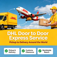 Transitaire aérien express DHL, agent 1688, service de messagerie international, agent d'expédition mondial, logistique rapide et fiable