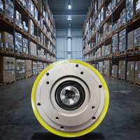 Agv Roue d'entraînement robotique antidérapante de 6 pouces Personnalisable Smart Trolley Wheel 150 Wheel Planetary Gearing Polyurethane Speed Reducers