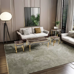 Juego de Mesa de Centro Convertible Moderno con Tapa de Mármol y Patas de Metal Dorado, Muebles para Sala de Estar, Uso Doméstico - Product Image 1