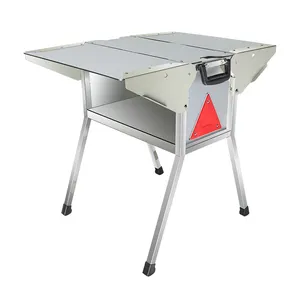 New Design Portable Folding Camping Picnic Table With Large Storage Space
