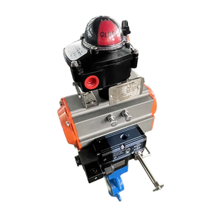 מחיר סיטונאי שליטה אוטומטית DN50-DN1200 שסתום הפרפר wcb/נירוסטה פנאומטי משולש אקסצנטרי - Product Image 5