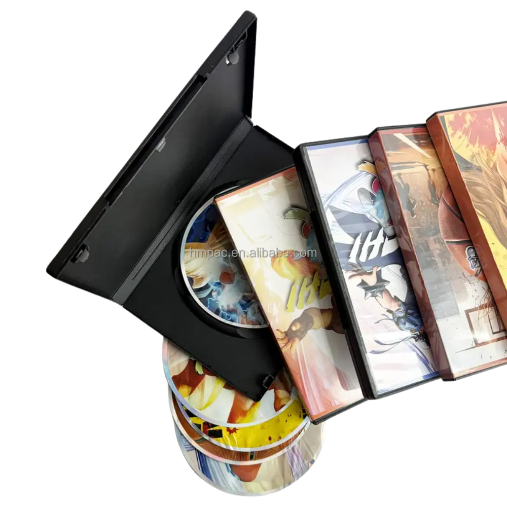 Resealable Smell Proof Packaging Mylar Bag Zipper With Box for the Dvd CD Shape Bags and Circle Disc Pouches Instock