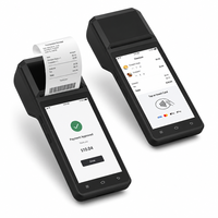 Perangkat POS Genggam Printer Thermal 58mm 4G Android 13 H10S 5,5 Inci untuk Terminal Toko Retail Android POS