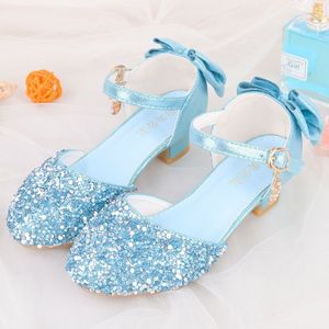 Chaussures de princesse pour petite fille en cuir souple avec décorations en strass pour fête de déguisements pour enfants - Product Image 4