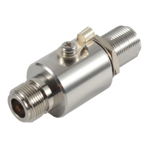 Scaricatore di sovratensione per tubi a scarica di gas, connettore passante N femmina a N femmina, per messa a <span class=keywords><strong>terra</strong></span>, 230V - Product Image 2