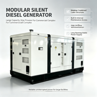 Générateur diesel silencieux à faible niveau sonore 30 kVA avec cabine à prix compétitif