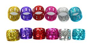 Anillo de accesorio de <span class=keywords><strong>peluca</strong></span> negra, trenza trenzada africana, trenza de resorte, anillo de extensión de cabello trenzado de tres hebras, anillo de decoración de trenza sucia - Product Image 5