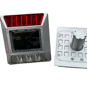 כביש בטיחות כביש ip68 עמיד למים תת קרקעי הוביל אלומיניום סולארית מופעל כביש - Product Image 1