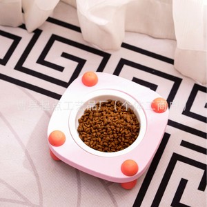 Bol pour nourriture pour animaux de compagnie, forme carrée en bois massif, pour l'alimentation des chats et des chiens, support de rangement, utilisation dans le salon - Product Image 2