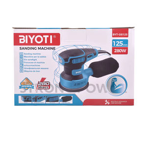 <span class=keywords><strong>Lijadora</strong></span> <span class=keywords><strong>Orbital</strong></span> Eléctrica Redonda BIYOTI de 280W y 125mm <span class=keywords><strong>con</strong></span> <span class=keywords><strong>Aspiradora</strong></span>, Velocidad Variable, Bolsa para Polvo, Máquina de Pulido de Superficies, Bricolaje, Metal - Product Image 3