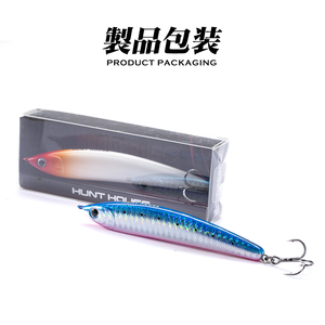 Leurre de pêche Hunthouse 100mm 33g Sinking Pencil, imprimé en 3D, appât dur pour eau salée et eau douce, pour bar, brochet, truite, brochet. - Product Image 6