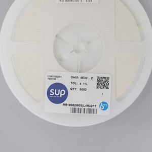 Manufacturer Direct RR1608 0603L4R32FT 0603 1608 Resistors Chip Resistors SMD Resistors 4.32ohm 1% 1/10W Thick Film Resistor - Product Image 1