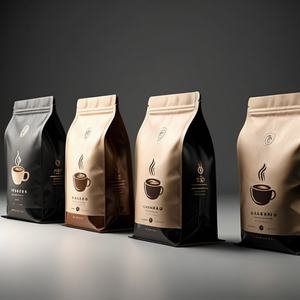 ถุงซิปล็อคก้นเหลี่ยมพิมพ์โลโก้ตามสั่ง ขนาด 250 กรัม 500 กรัม 1 กิโลกรัม สำหรับบรรจุภัณฑ์กาแฟ หมากฝรั่ง ป้องกันกลิ่น พร้อมวาล์ว - Product Image 3