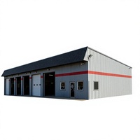 Salle d'exposition à grande portée en structure métallique, préfabriquée et modulaire, pour showroom automobile 4S, à montage rapide