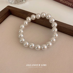 Pulsera de perlas con abalorio bohemio Retro francés, chapado en oro de 14K, luz de lujo, moda, regalo elegante, diario, combina con todo, Internet Popular - Product Image 3