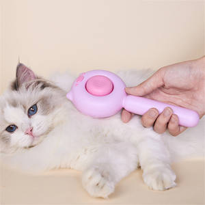 Cepillo autolimpiante para el cuidado de mascotas, limpieza del cabello, peine de acero inoxidable para gatos, masaje, depilación, cepillos para perros y gatos - Product Image 2