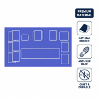 Tapis de jeu TCG en caoutchouc chauffant personnalisé pour jeux de cartes de table, design anime personnalisé pour jeux de cartes