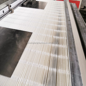 Đầy đủ-tự động CNC cabin Bộ lọc không khí làm dao giấy xếp li máy gấp máy dây chuyền sản xuất - Product Image 4