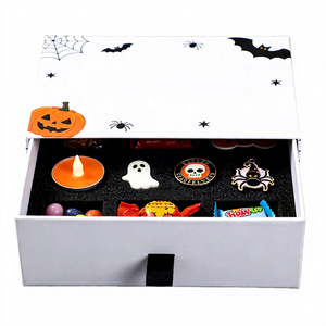 Offre Spéciale : Coffret Cadeau Halloween Personnalisé avec Logo pour Enfants, Emballage en Papier, Boîte Créative pour Bonbons avec Insert en Mousse - Product Image 2