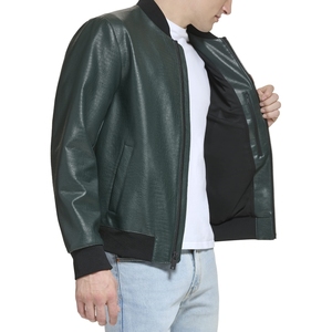 Veste en cuir pour homme disponible en gros, entièrement personnalisable, respirante, confortable, tendance, anti-plis. - Product Image 5
