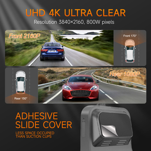 <span class=keywords><strong>2025</strong></span> mới nhất ống kính kép <span class=keywords><strong>Car</strong></span> DVR Dash máy ảnh 4K + 1080p GPS Wifi xe hộp đen với cao G-Sensor WDR phía trước phía sau Dashcam cho xe - Product Image 5