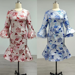 Vestido Africano de Talla Grande para Iglesia con Diseño Moderno para Damas - Product Image 5