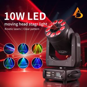 AICPOSE - Luz Láser de Animación con Cabezal Móvil de 10 W, RGB 3 en 1, Luz Láser con Cabezal Oscilante LED - Product Image 2