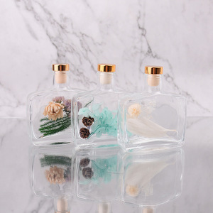 <b>Reed</b> <b>Diffuser</b> Set 100ml Glass Rectangular Long Lasting Aroma Home Use Hotel Ornament - Product Image 2