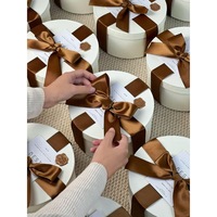 Coffrets cadeaux en papier personnalisés, imprimés à la sérigraphie, faits à la main, élégants, pour les événements professionnels américains, les anniversaires, la Saint-Valentin