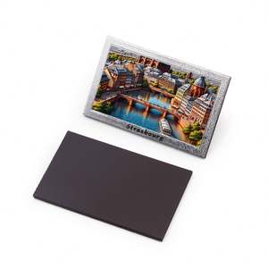 แม่เหล็กติดตู้เย็นแบบกำหนดเองใหม่ปี 2024 แม่เหล็กติดตู้เย็นฟอยล์อะลูมิเนียมริเวียร์ฝรั่งเศส ของที่ระลึก - Product Image 4