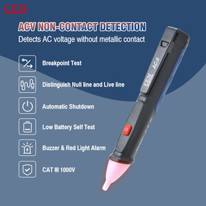 CEM AC-6 50-1000v ses ve led alarmı test kalemi tip temassız ac gerilim dedektörü - Product Image 2