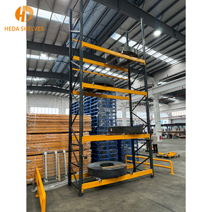 Estante industrial resistente Fabricación de sistemas de estantería de palés selectivos para almacenamiento en almacén - Product Image 4