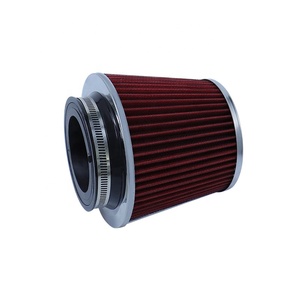 Aksesoris Mobil Performa Aliran Tinggi dengan 2 Adaptor Fitting Filter Udara Universal Filter Udara Universal (3/3.5/4 inci) Tiga-dalam-satu - Product Image 6