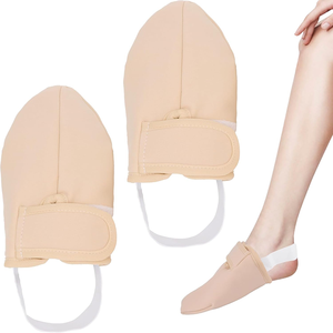 Pack de 2 compresses réutilisables à l'huile de ricin pour les pieds et les orteils, pour soulager les douleurs musculaires des pieds - Product Image 1