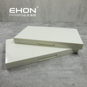 Custom 18 Holes Empty Eyeshadow Palette Glossy White <b>Plastic</b> Blush Case With <b>Mirror</b> Custom Logo Eye shadow Palette Packaging - Product Image 6