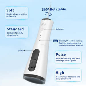 Detergente professionale per denti filo interdentale 300ml IPX7 impermeabile USB ricaricabile portatile a getto dentale irrigatore orale - Product Image 2