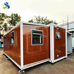 Maison préfabriquée extensible en conteneur maritime de 40 pieds ou 20 pieds, prête à l'emploi, en acier léger, pliable, type villa, à vendre - Product Image 2