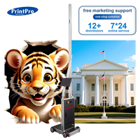 Impresora Digital Printpro, Impresora Vertical de Inyección de Tinta UV para Pinturas y Arte Mural, Impresora Automática de Paredes 3D