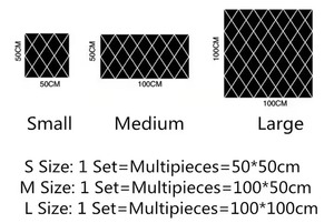 Hiện đại <span class=keywords><strong>3D</strong></span> mô hình trái tim kim cương Gương dán tường có thể tháo rời Acrylic gạch cho phòng ngủ - Product Image 6