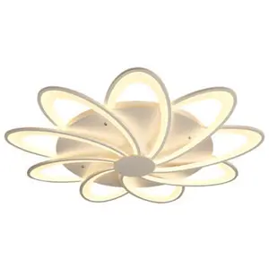 led-leuchten zimmer kaufen Suppliers-2021 neues Design 110V 230V Dimmer schöne Blumen Acryl Decken leuchte Leuchte LED Decken leuchten für Wohnzimmer