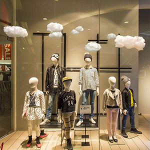 Nubes de Algodón Simuladas, Decoración Creativa para Techos, Accesorios Colgantes para Bodas, Nubes Artificiales Colgantes de Algodón - Product Image 3