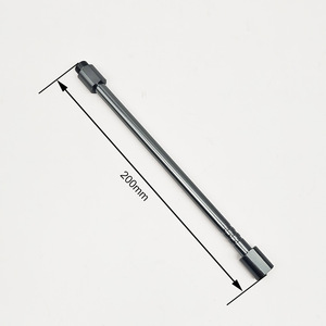 Camping <b>Stove</b> Burner Extension Rod 200mm Metal Portable Outdoor Gas Fuel One-piece Structure - Product Image 1